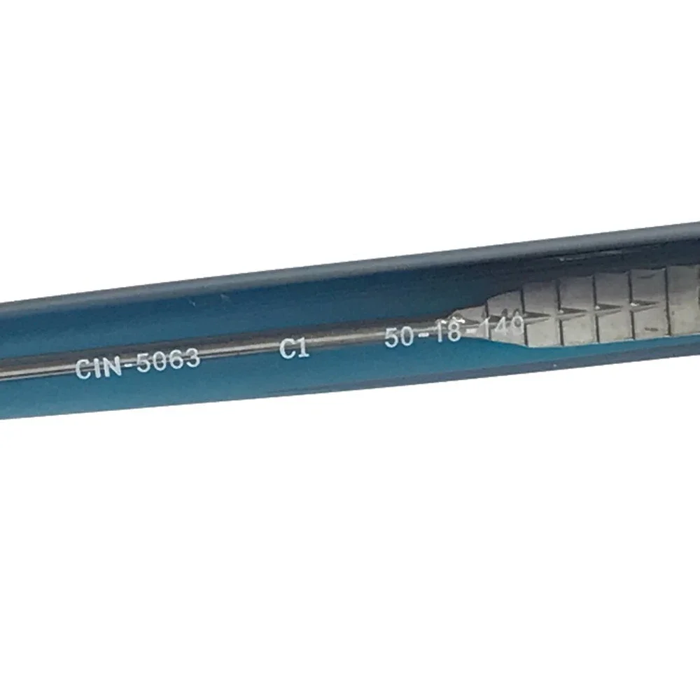 Cinzia Eyeglasses Frames CIN-5063 C1 Shiny Blue Square Full Rim 50-18-140